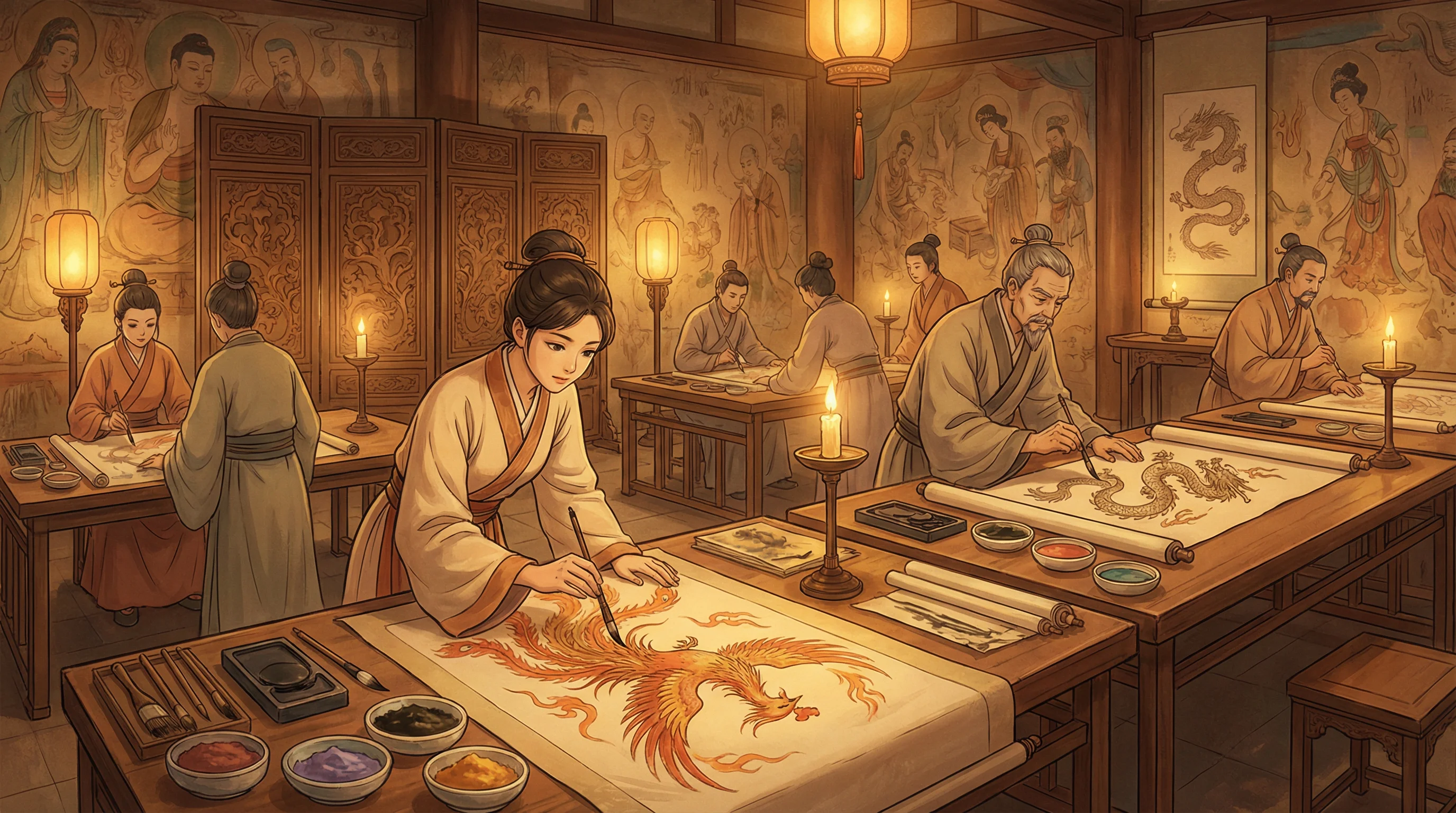画师入驻 - 欲海双艳 国风动漫画师